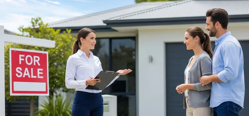 agent immobilier confiant