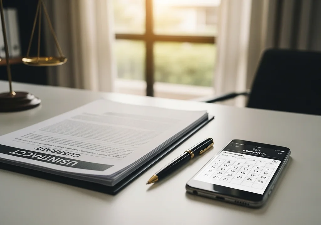 bureau document contrat