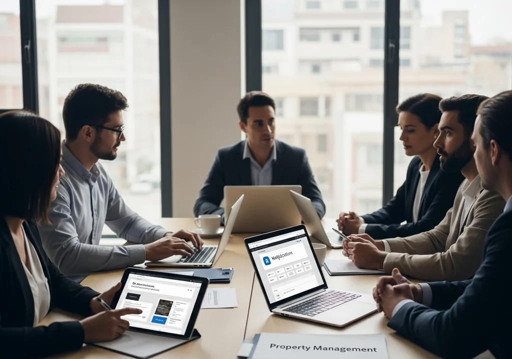 bureau moderne gestion propriété