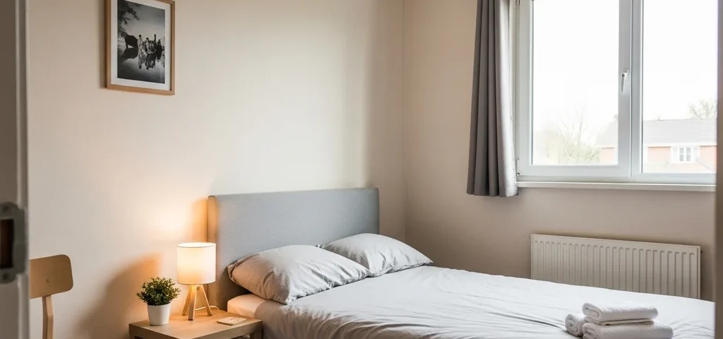 chambre minimaliste ambiance
