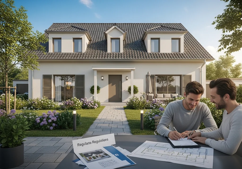 co propriété maison jardin
