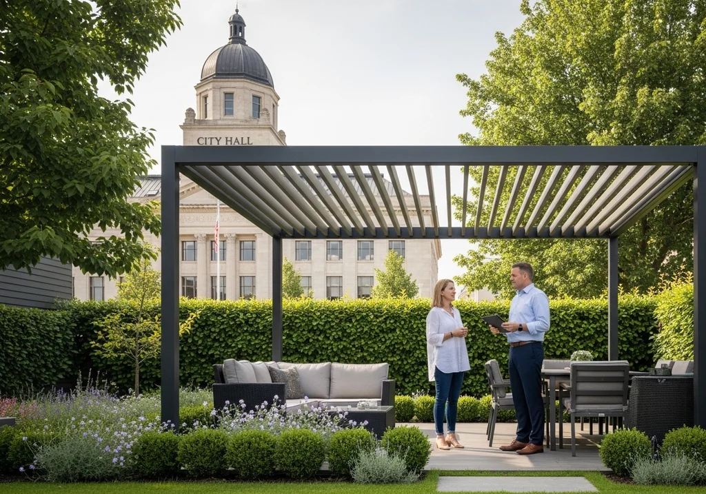 pergola résidentielle déclaration