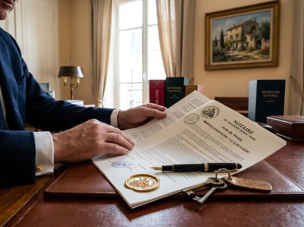 notaire bureau document
