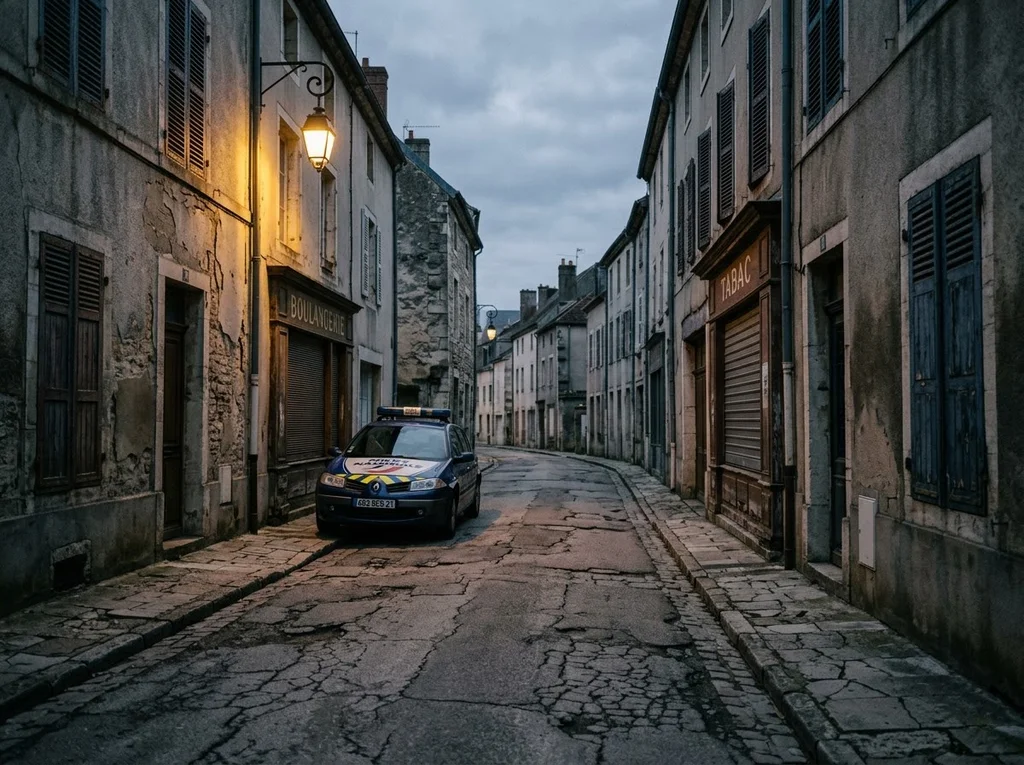 rue ville crépuscule